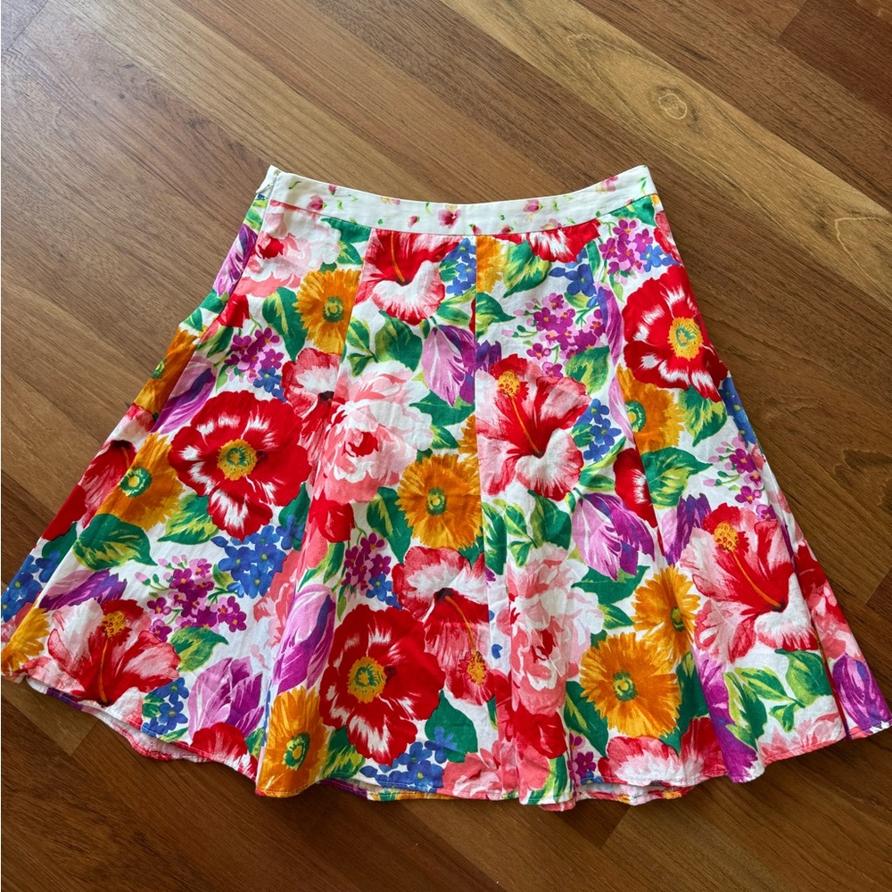D&G Floral Print Skirt